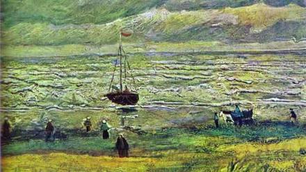 "Meeressicht bei Scheveningen": Eines der beiden nun gefundenen Gemälde Van Goghs 