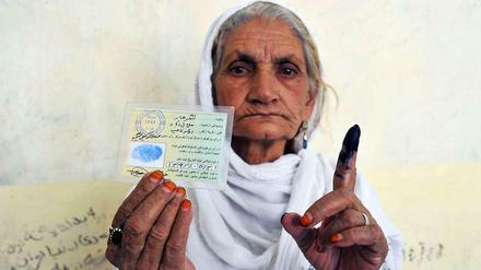 Sieben Millionen Menschen gaben bei der Wahl in Afghanistan ihre Stimme ab - und trotzten so den Taliban