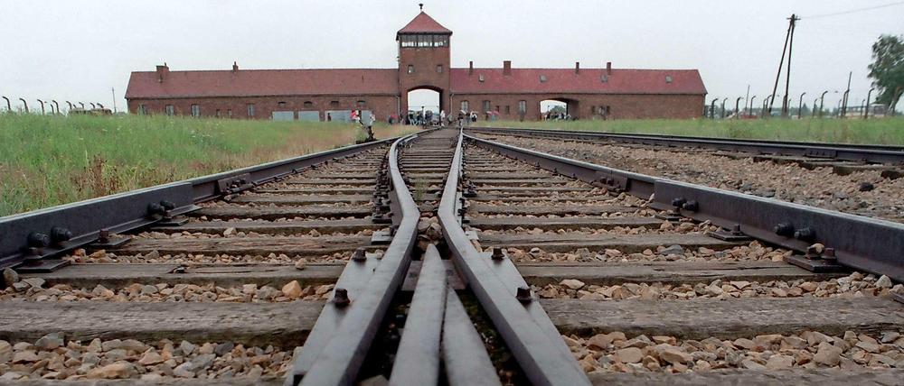 Auf den Schienen des Güterbahnhofes von Auschwitz-Birkenau kamen die Häftlingstransporte an.