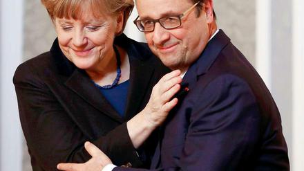 Endet immer alles gut? Merkel und Hollande nach der jüngsten Vereinbarung von Minsk.