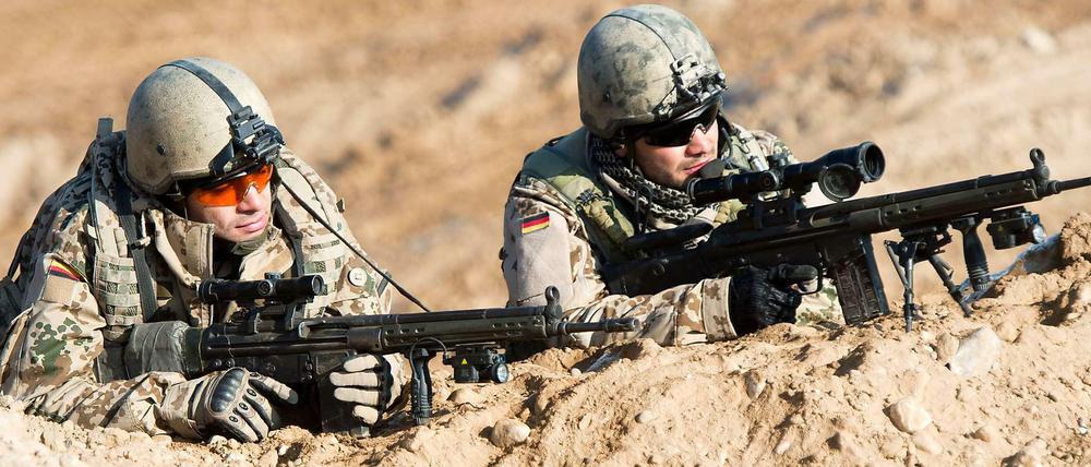 Die Bundeswehr im Kampfeinsatz.