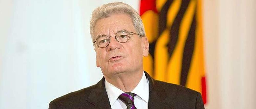 Bundespräsident Joachim Gauck