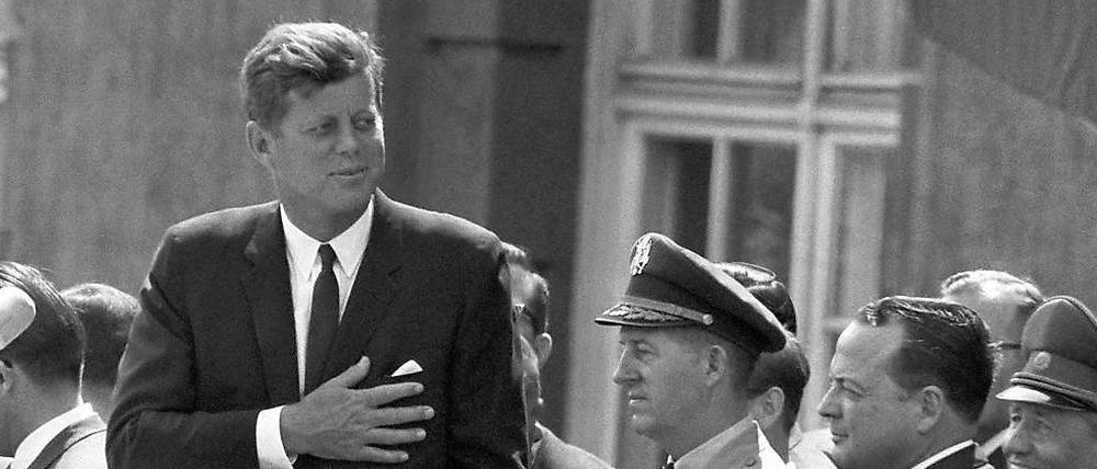 John F. Kennedy in Berlin. 