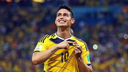 Der kolumbianische Spieler James Rodriguez tauchte im Kapitel über die WM-Superstars nicht auf, er wurde es trotzdem.