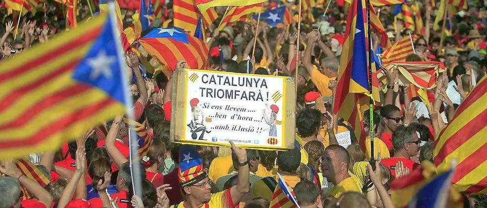 Die Mehrheit der Katalanen will die Unabhängigkeit.