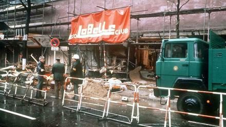Anschlag auf die Diskothek "La Belle" in West-Berlin am 5. April 1986.