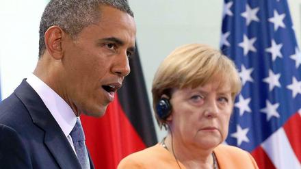 Angela Merkel ist auf Barack Obama im Moment wohl nicht sehr gut zu sprechen.