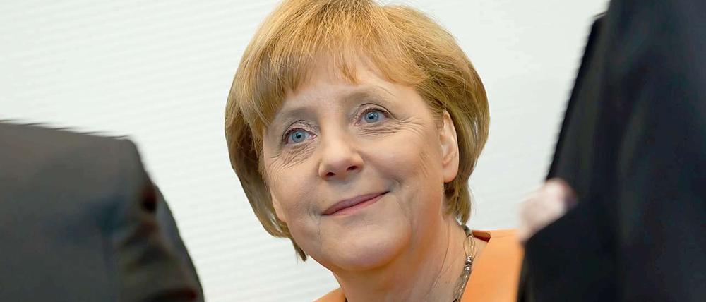 Sie könnte vom Thema Europa politisch profitieren: Bundeskanzlerin Angela Merkel (CDU)