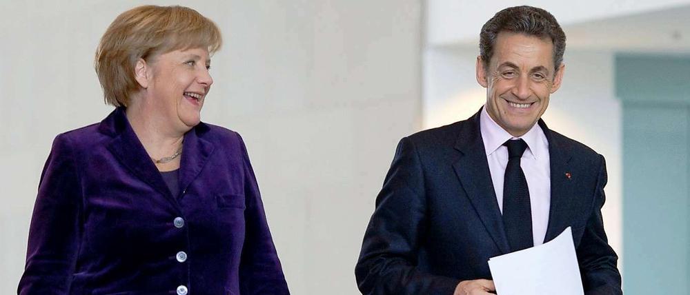 Wollen die Finanztransaktionssteuer: Bundeskanzlerin Angela Merkel und Frankreichs Präsident Nicolas Sarkozy.