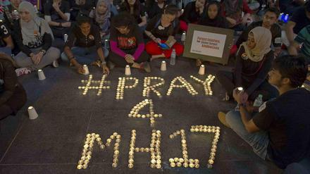 Malaysia betrauert die Opfer von Flug MH17.