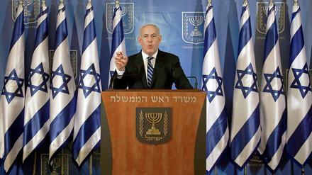 Israels Premierminister Netanjahu setzt auf das Prinzip Selbstverteidigung.