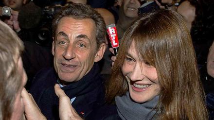 Nicolas Sarkozy und Carla Bruni.