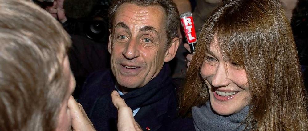 Nicolas Sarkozy und Carla Bruni.