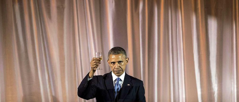 Barack Obama beim USA/Afrika-Gipfel in Washington.