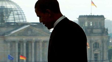 US-Präsident Barack Obama bei seinem Beusch in Berlin 2013.