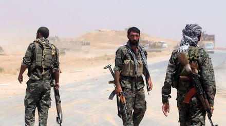 Kurden kämpfen im Nordirak gegen den IS.