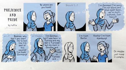 "Vorurteil und Stolz" - ein Comic der Zeichnerin Sonfeina Hamed