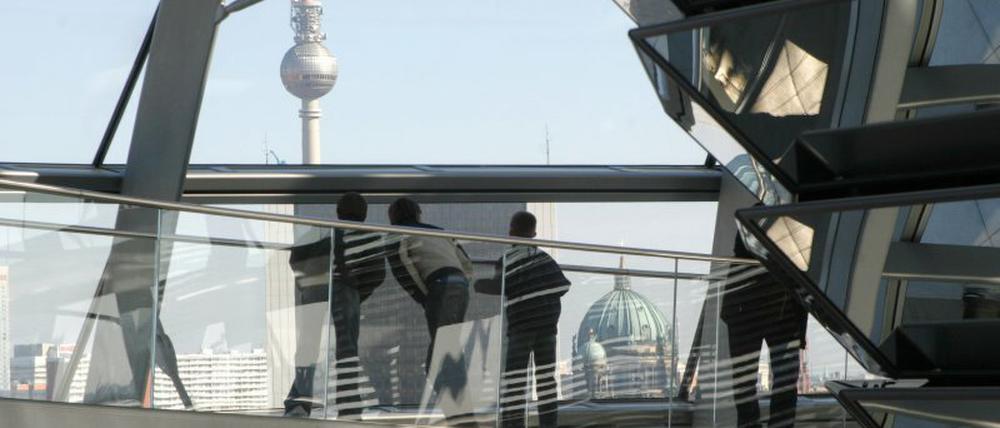 Inspirierender Ort. Unser Gastautor begriff in einem bestimmten Moment, warum die Reichstagskuppel so beliebt ist . 