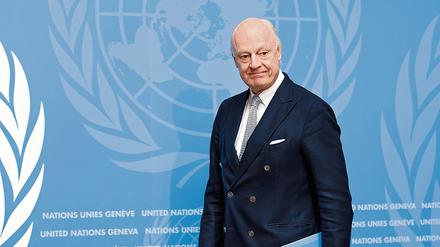 Staffan de Mistura bei den Vereinten Nationen in Genf