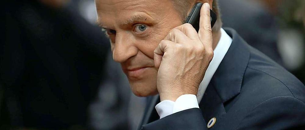 Ministerpräsident Donald Tusk gerät durch den Abhörskandal unter Druck.