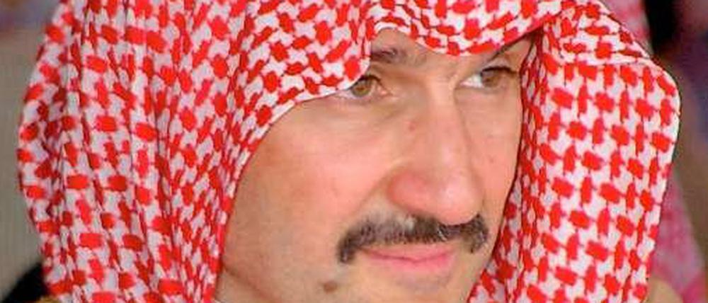 Pikiert: Der 59-jährige Prinz Walid Ibn Talal von Saudi-Arabien.