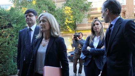 Marta Silva, Staatsanwältin, geht am Mittwoch ins spanische Verfassungsgericht, um dort gegen die Unabhängigkeitserklärung Kataloniens zu plädieren. 