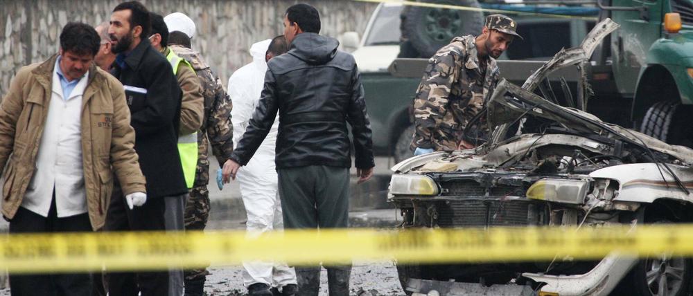 Selbstmordanschlag in Kabul, es ist nicht der erste in diesem Jahr.