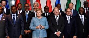 Teilnehmer des "G20 Investment Summit" in Berlin. Foto: John Macdougall / AFP