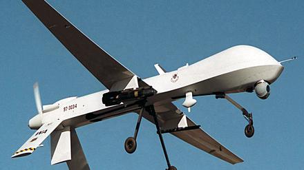 Eine ferngesteuerte Drohne der US-Air Force des Typs MQ-1 Predator.