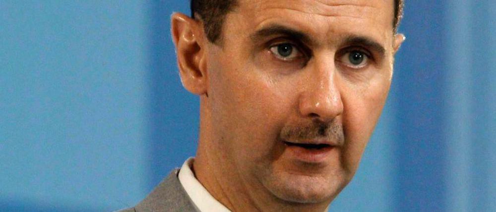 Syriens Machthaber Baschar al-Assad weiß offenbar selbst, dass er die Zukunft des Landes zerstört hat.
