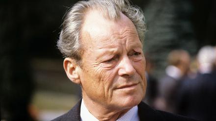 Willy Brandt, Altbundeskanzler und SPD-Vorsitzender, aufgenommen am 02.10.1979 bei den 34. Deutsch-Französischen Konsultationen in Bonn. 