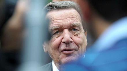 Ex-Bundeskanzler Gerhard Schröder feierte im Schlosshotel Kronberg im Taunus.