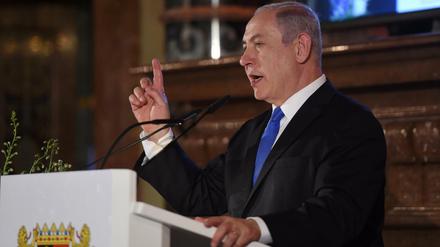 Benjamin Netanjahu, Premierminister von Israel, nannte bei der Sicherheitskonferenz in München den Vorfall "sehr ernst".