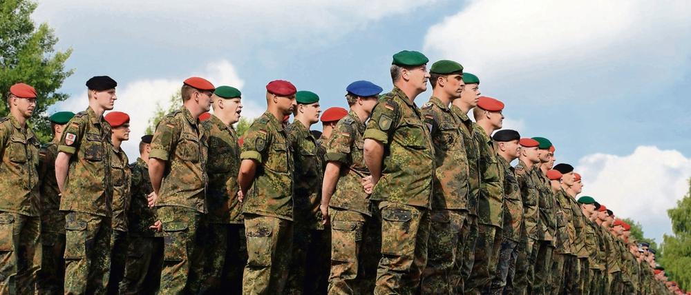 Die Innenminister der Länder sind gegen einen Einsatz der Bundeswehr im Inland.
