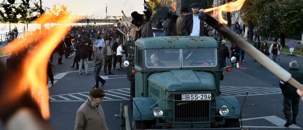 Erinnerung an eine Revolution. In Budapest gedenken die Einwohner des Aufstandes gegen die Sowjetunion vor 60 Jahren.
