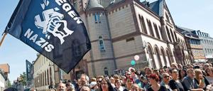 Protest gegen Rechtsextremismus und Rassismus im August in Goslar