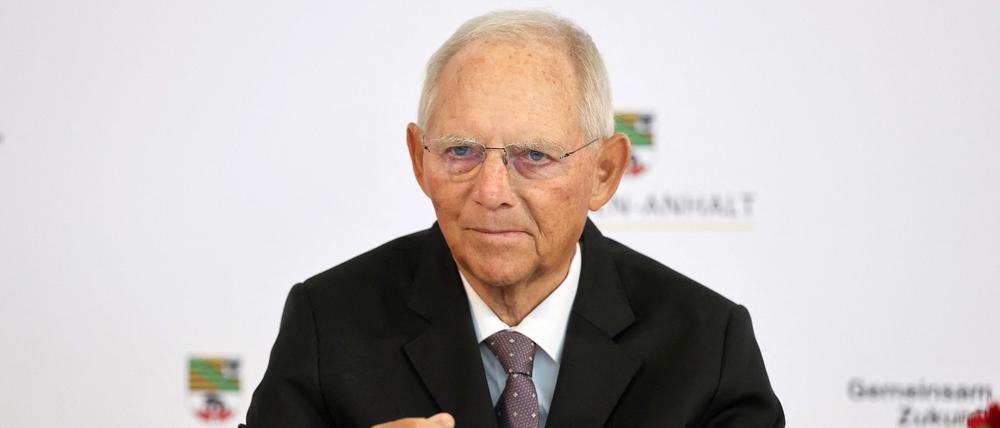 Der frühere Bundestagspräsident und Ex-Finanzminister Wolfgang Schäuble.