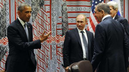 Die reden wieder: Obama und Putin in New York.