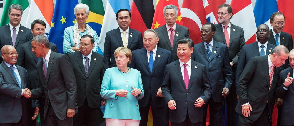G20-Gipfel: Gruppenfoto der Staatschefs
