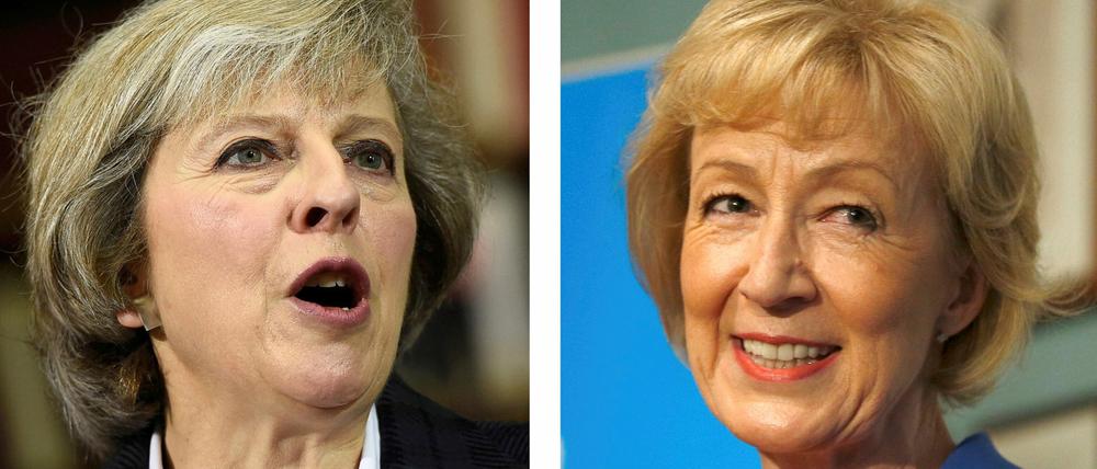 Kandidatinnen: Theresa May (links) und Andrea Leadsom. 