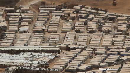 Ein Lager für syrische Flüchtlinge im libanesischen Arsal. 