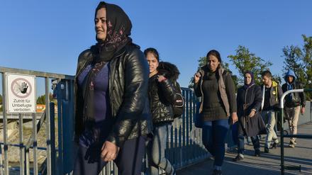 An der deutschen Grenze: Würde ein Zaun die Flüchtlinge davon abhalten, ihre Heimat zu verlassen. 