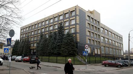 Ein Gebäude der Gasfirma Burisma in Kiev. 