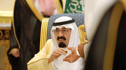 Saudi-Arabiens König Abdullah, hier auf einem Archivfoto aus dem Jahr 2012, ist in der Nacht zu Freitag gestorben.