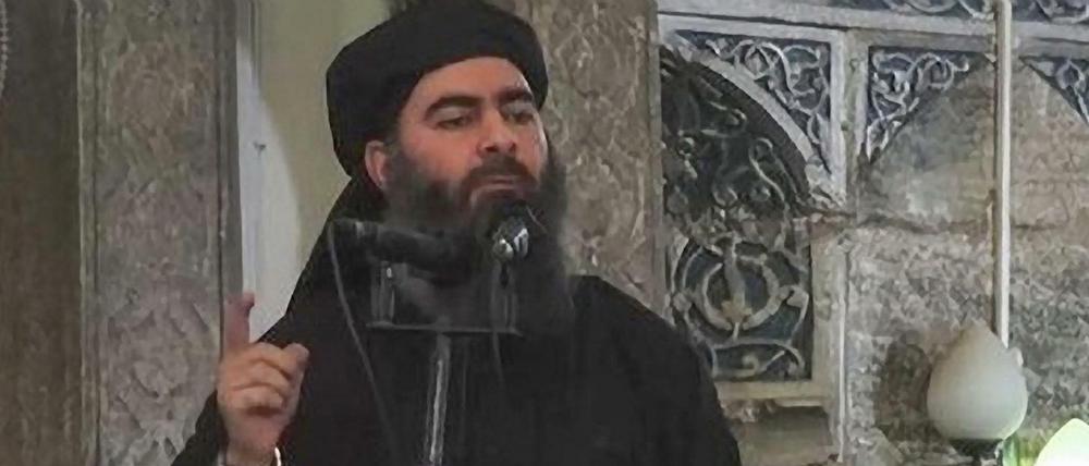 Abu Bakr al-Baghdadi ist selbst ernannter "Kalif" der Terrormiliz IS. 