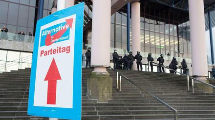 Abgesagt. Der Bundesparteitag der AfD in Kassel ist kurzfristig abgesagt worden.