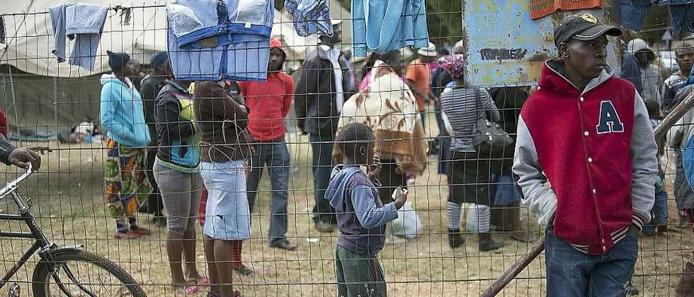 Flüchtlinge in einem Camp in der Nähe von Johannesburg. In Südafrika sind sie nicht mehr willkommen. 