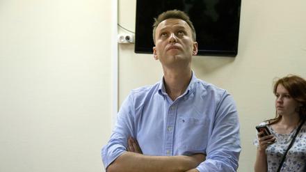 Der russische Oppositionelle Alexej Nawalny wurde nach der Moskauer Protestdemonstration am Montag zu 30 Tagen Arrest verurteilt.