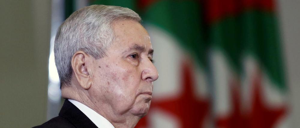 Algeriens neuer Übergangspräsident Abdelkader Bensalah.