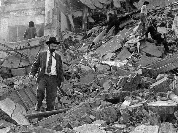 Verheerend: 85 Menschen kamen beim Anschlag auf das jüdische Kulturzentrum Amia 1994 ums Leben.
